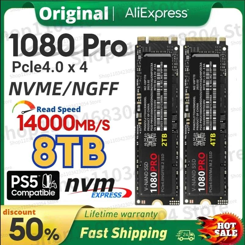  1080PRO ϵ ũ, SSD 8TB, 4TB, 2TB, M2 Nvme Pcie M2 2280 ̺,  ָ Ʈ ũ, 1TB, SSd Nvme M2, PS5 ũž